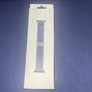 Apple Watch Nike Sport Loop Band Grey / Blue 49mm 46mm 45mm 44mm- Apple Watch 10 - Photo 1 sur 3
