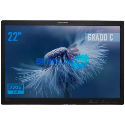 Lenovo LT2252p Screen Monitor LCD 22 " Wide 16:9 VGA Dvi-I Displayport - Image 1 of 4