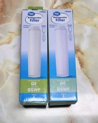 2 Great Value Refrigerator Filter Model No. GVF035 Replacement for GE Kenmore - Image 1 of 4