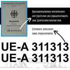 2 pieces ✔ boat license plate ✔ 10 cm height ✔ color selection ✔ number ✔ sticker ✔ S