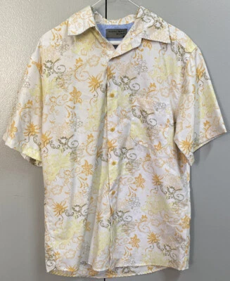 Concept Surf Men's Size M Short Sleeve Button Down Surf Shirt - Image 1 of 4