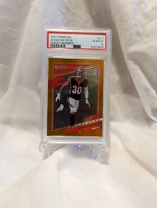 2021 PANINI DONRUSS 217 JESSIE BATES III JERSEY NUMBER /30 PSA 10 (Pop 1)  SP - Picture 1 of 2