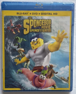 Spongebob Movie: Sponge Out of Water  (Blu-ray + DVD, 2015) - NEW & SEALED - Image 1 of 3