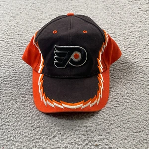 VINTAGE Philadelphia Flyers Hat Cap Big Logo SharkTooth Adjustable NHL - Picture 1 of 11