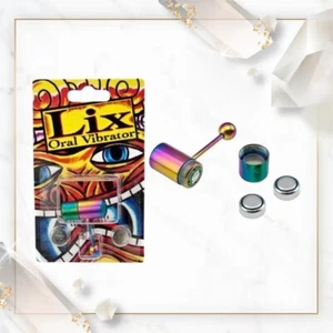 Lix Anodized Steel Multi-Color Vibrating Tongue Ring 14 Gauge 1.6mm Length 16mm - Picture 1 of 19