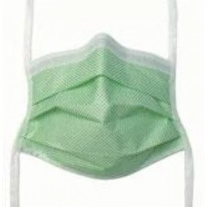Maschera chirurgica Precept Comfort-Plus con cravatte strette a maglia livello 1 ASTM F2100 verde - Foto 1 di 7