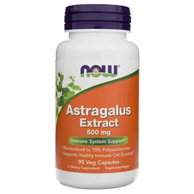 Now Foods Estratto di astragalo 500 mg, 90 capsule