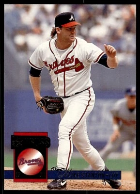1994 Donruss Baseball Card Mike Stanton Atlanta Braves #506 - Image 1 of 2