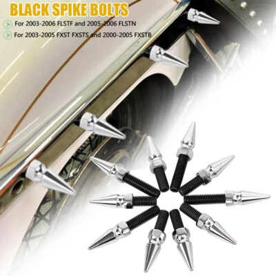 Tornillos de puntal para guardabarros trasero con clavos de EE. UU. para Harley Softail Springer Night Train Fat Boy Foto 1 de 4
