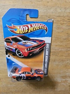 HOT WHEELS DODGE CHALLENGER DRIFT CAR, Orange; 2012 HW CODE-Cars Series 4/22 - Picture 1 of 3
