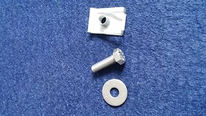 BMW SERIE 3 E90 E91 E92 MOTOR BAJO CLIPS DE BANDEJA PERNOS DE ACERO INOXIDABLE PK 20 - Imagen 1 de 1