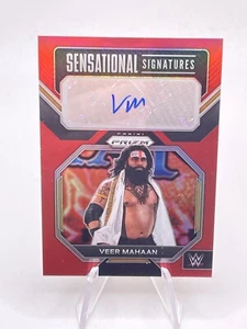 2023 WWE - Prizm - Auto Sensational Signatures - Rojo /99 - Veer Mahaan - Imagen 1 de 2