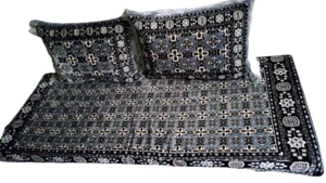 Afghan Turkish toshak / sitting couch covers 3 pieces 1 mattress cover +2 pillow - Picture 1 of 3