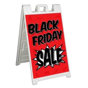 BLACK FRIDAY SALE Signicade 24x36 Aframe Sidewalk Sign Banner Decal CLEARANCE - Picture 1 of 9