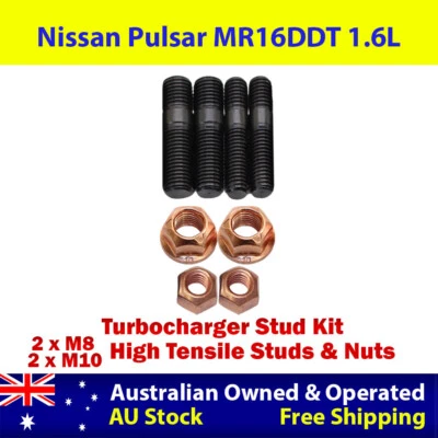 Kit de pernos turbo cargador de alta resistencia para Nissan Pulsar MR16DDT 1,6 L Foto 1 de 4
