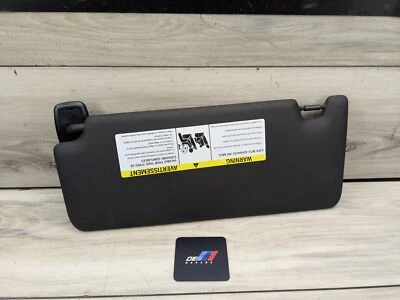 *19-24 OEM BMW G20 G80 330 M340 M3 lado derecho pasajero interior parasol negro Foto 1 de 4