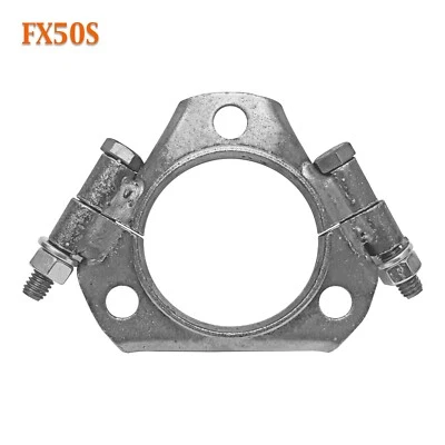 FX50S 2 1/8" 2.125" ID Exhaust Flange Formed Triangle Split Repair Replacement - Image 1 of 2
