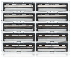 100 Personna Twin Pivot Plus Blades Compatible w/ Trac II & Atra Razors - Picture 1 of 3