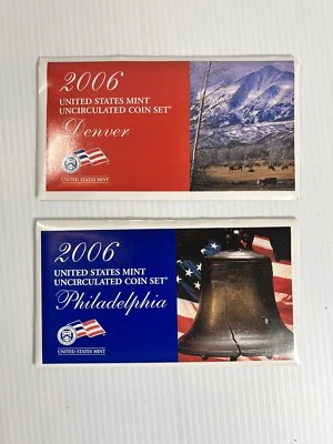 2006 Us Mint In Factory Sealed Box - P&D Coins - Mint Condition - Never Handled - Image 1 of 4