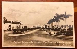 Air Gateway between the Americas Pan American Airport Miami Florida RPPC DOPS - Picture 1 of 2