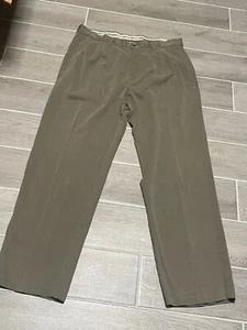 Tommy Bahama Seidenhose Herren 35x32 - Relaxed Fit - Olivgrün - Bild 1 von 5