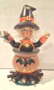 Holzkunst Christian Ulbricht Halloween Hexenräuchermann, Vintage, Rentner - Bild 1 von 9