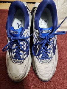 Brooks Glycerin 15 Gray Blue Mens Size 12 D Running Training Shoes 1102581D046 - Picture 1 of 12