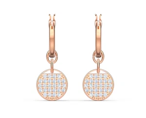 Swarovski 5567528 Orecchini pendenti Ginger Bianchi Placcato Oro Rosa - Foto 1 di 2
