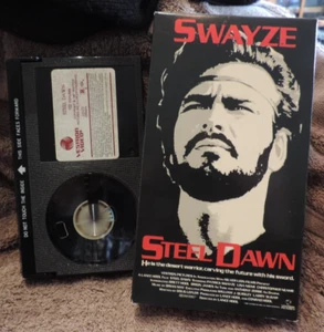 BETAMAX BETA NOT VHS STEEL DAWN W/ PATRICK SWAYZE LOOK NICE - Picture 1 of 1