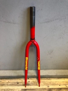 Used 1'' Threaded Road bike steel fork BIANCHI 174mm steerer 700c Vintage - Picture 1 of 19