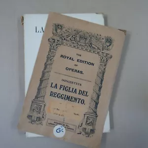 Vokalpartitur DONIZETTI la figlia del reggimento, boosey #2 - Bild 1 von 3