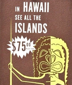 Circa 1940s/50s Hawaiian Air Tour Service Brochure-H.A.T.S.-Oahu-Molokai-Kauai - Picture 1 of 6