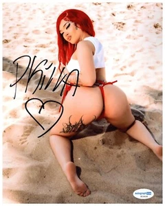 P KILLA SIGNED 8X10 PHOTO GEEKED UP PAPI DAME MAS SOUTHSIDE QUEEN AUTOGRAPH ACOA - Picture 1 of 1