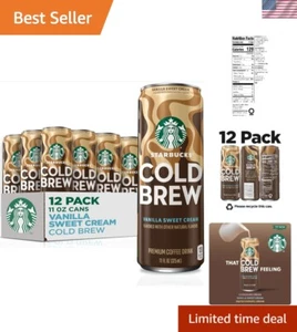 Latas de café frío crema dulce de vainilla de 11 fl oz - ¡éticas y deliciosas! - Imagen 1 de 6