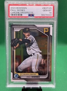 2024 Bowman Paul Skene Chrome Prospect PSA 10 - Picture 1 of 2