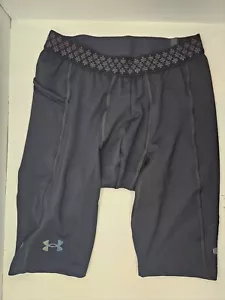 NEW Men’s Medium Under Armour UA SmartForm RUSH Long Shorts Compression Heatgear - Picture 1 of 6