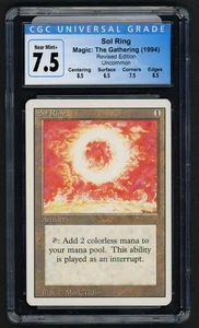 ***CGC 7.5 Sol Ring*** MTG Revised Magic Kid Icarus - Picture 1 of 2