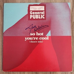 Dave Wakeling Signed General Public - So Hot You're Cool Vinyl Record Legend RAD - Picture 1 of 1