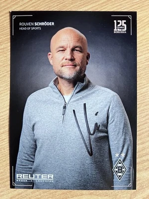 Rouven Schröder AK Borussia Mönchengladbach 2025-26 original handsigniert 1 - Bild 1 von 2