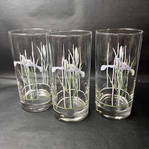 3 vasos Corelle Shadow Iris Highball enfriadores usados en excelente estado - Imagen 1 de 5