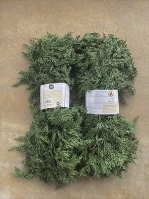 NUEVA Guirnalda de Navidad My Texas House Cedar sensación natural 9 pies Foto 1 de 2