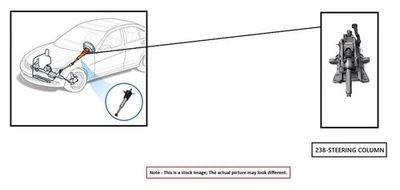 Columna de dirección inclinable manual mercado de EE. UU. compatible con 15-17 LEXUS RC350 8090377 Foto 1 de 4