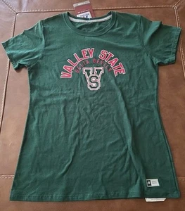 Valley State Delta Devils Womens Medium Green Tshirt NEW - Picture 1 of 3