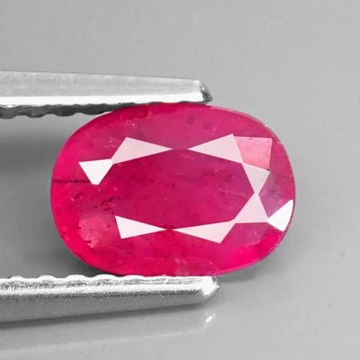 1.03ct. RARE RUBY TANZANIA NORMAL HEATED NATURAL GEMSTON EOVAL SHAPE - Image 1 of 4