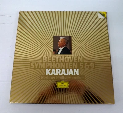 Beethoven Symphony No 5, 9 - Karajan  2LP Box Set - Image 1 of 4
