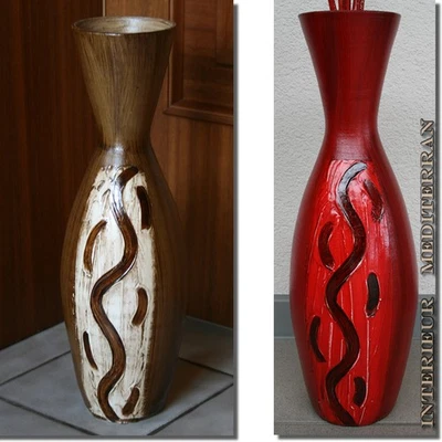 BODENVASE Vase Blumenvase mediterran Keramik Portugal Handarbeit Dekovase Neu - Bild 1 von 4