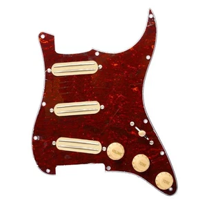 SSS 3x Mini Humbucker Electric Guitar Pickguard 9K/9K/9K Loaded Prewired Scra... - Bild 1 von 8