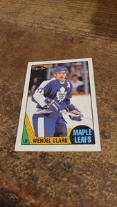 1987-88 O-Pee-Chee Ice Hockey Wendel Clark #12 - Picture 1 of 2