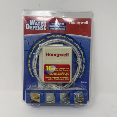 Honeywell Water Defense Alarm RWD41 Water Alarm Detection W/ Extension Sealed - Image 1 of 2