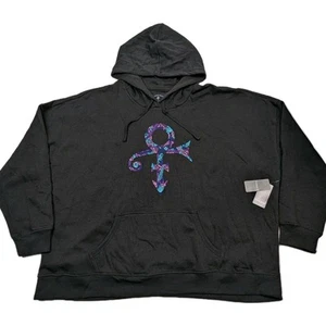 Torrid Prince O. P. P. Relaxed Fit Embroidered Hoodie Sz 1(1X 14-16) Black NWT - Picture 1 of 14